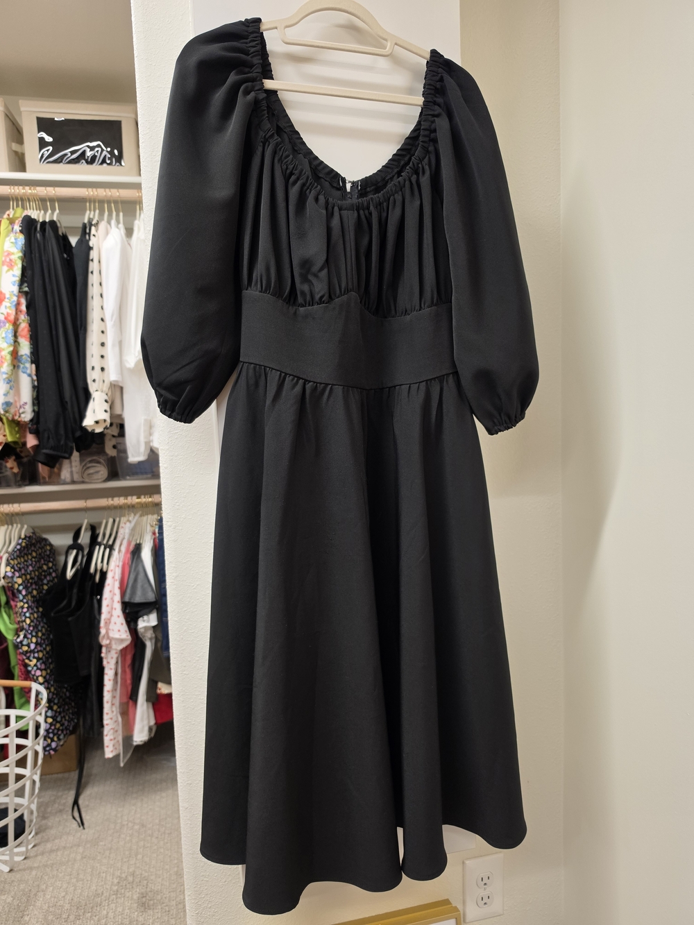 Vixen by Micheline Pitt Black Vacation Dress
